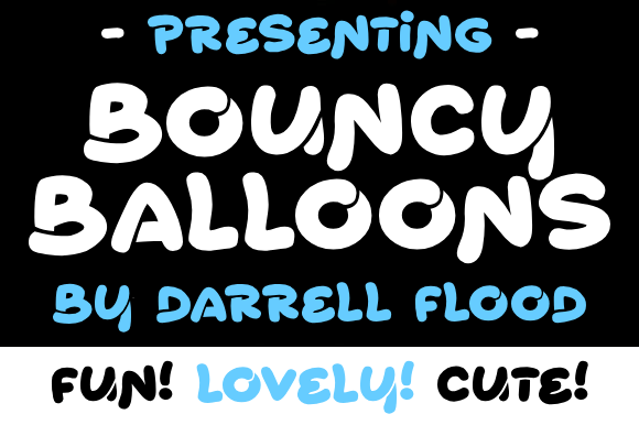 Bouncy Balloons: A Playful Typeface for Lively Web Designs