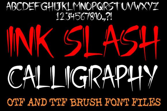 Bring Bold Elegance to Your Handmade Creations with Ink Slash Calligraphy