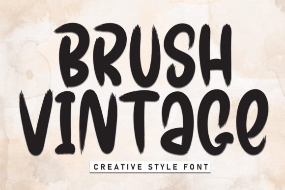 Brush Vintage: A Versatile Display Font for Modern Marketers