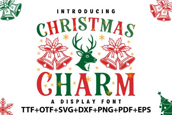 Christmas Charm: A Festive Font for Eye-Catching Campaigns