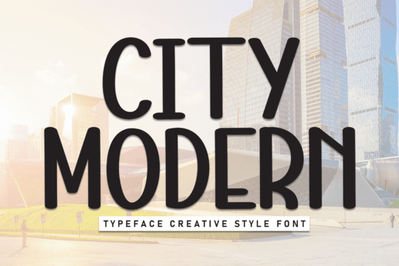 City Modern: A Clean and Friendly Display Font