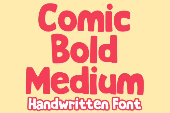 Comic Bold Medium: A Fun and Engaging Display Font