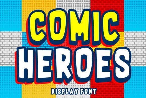 Comic Heroes: A Friendly Display Font for Engaging Content
