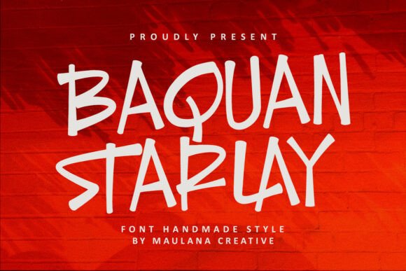 Crafting Bold Statements with Baquan Starlay 1 Font
