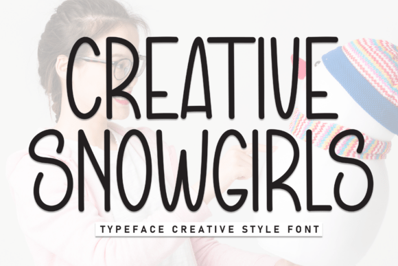 Creative Snowgirls: A Friendly Display Font for Web Design