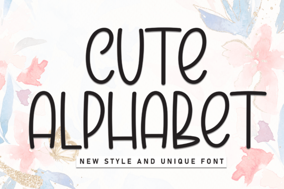 Cute Alphabet: A Charming Sans-Serif Font for Modern Branding