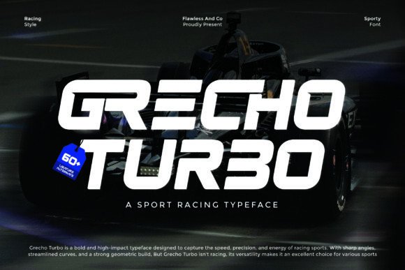 Enhance Your Brand with Grecho Turbo: A Dynamic Display Font