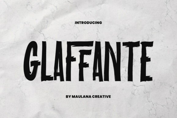 Glaffante: A Bold and Stylish Font for Creative Branding
