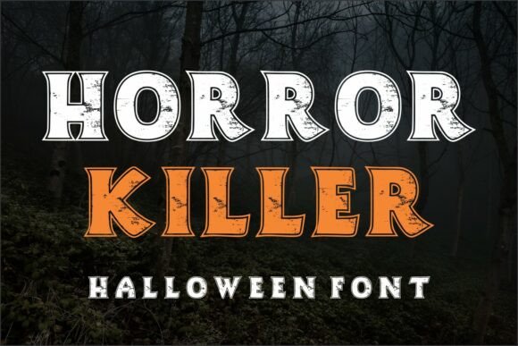 Horror Killer: A Bold Display Typeface for Editorial Impact