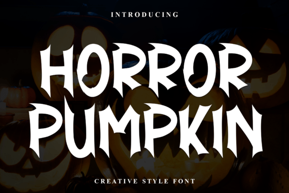 Horror Pumpkin: A Friendly Display Font for Web Design