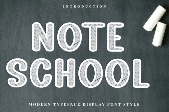 Note School: A Charming Font for Crafters and Creators
