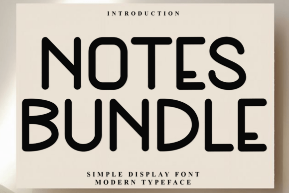 Notes Bundle: A Versatile Font for Professional Branding