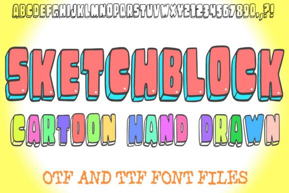 Sketchblocks: A Bold and Playful Display Font for Creative Campaigns