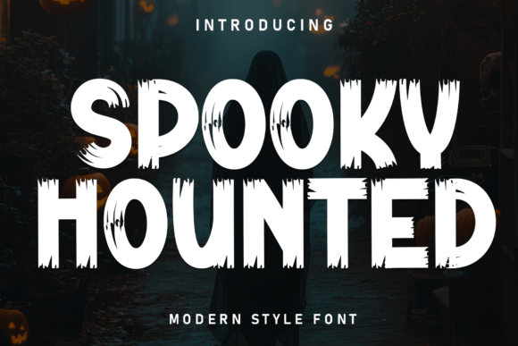 Spooky Hounted: A Chilling Font for Your Brand's Edge