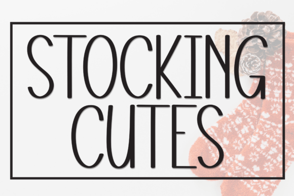 Stocking Cutes: A Charming Display Font for Editorial Design