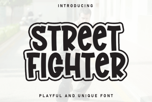 Street Fighter: A Bold and Energetic Display Font for Web Design