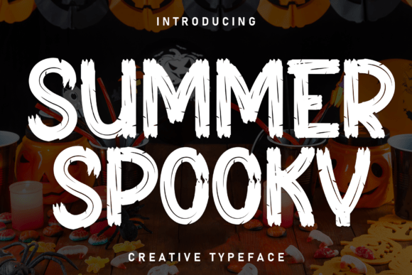 Summer Spooky: A Friendly Display Font for Web Design