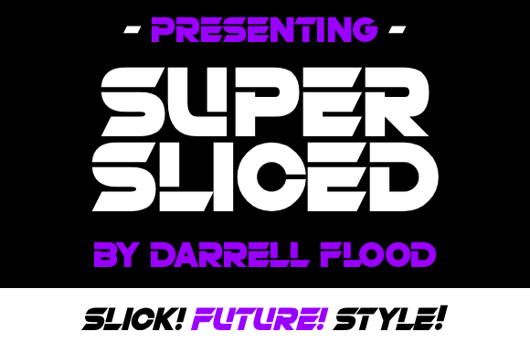 Super Sliced: A Bold Font for Modern Business Branding