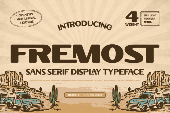 Transform Your Brand with Fremost: A Bold Sans Serif Typeface