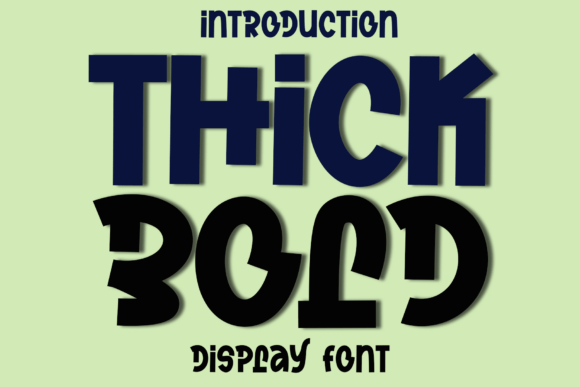 Transform Your Brand with Thick Bold: A Friendly Display Font