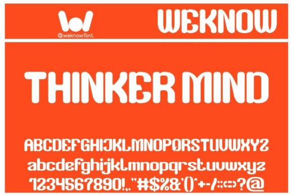 Unleash Creativity with Thinker Mind Font