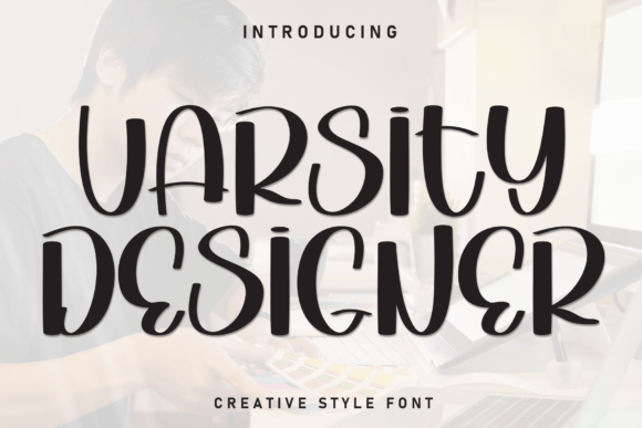Varsity Designer: A Friendly Display Font for Web Design