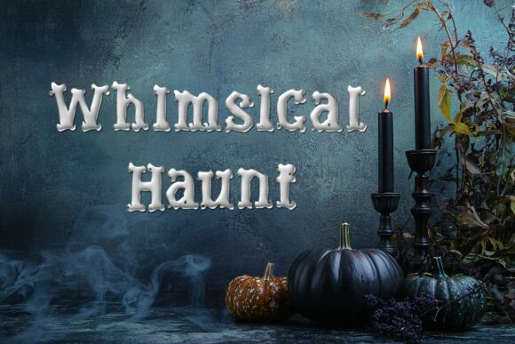 Whimsical Haunt: A Charming Typeface for Editorial Design