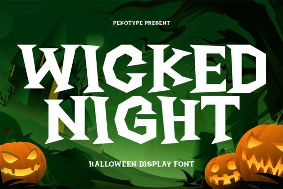 Wicked Night: The Spooky Display Font for Bold Campaigns